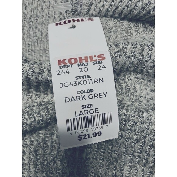 NWT SO Womens Soft Tunic Grey Size Large - Picture 6 of 7